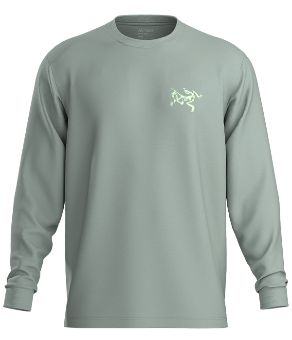 Mens Kragg SL Cotton Bird Tile LS