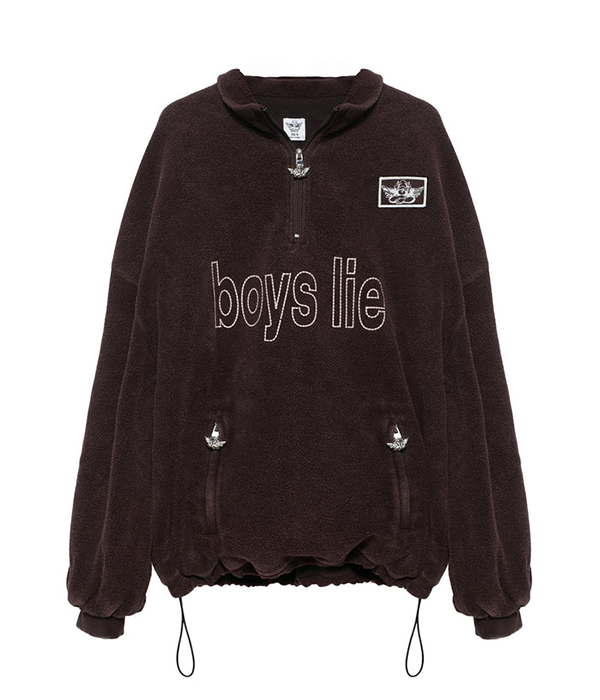 Womens BFFAE Half Zip A1 Crewneck
