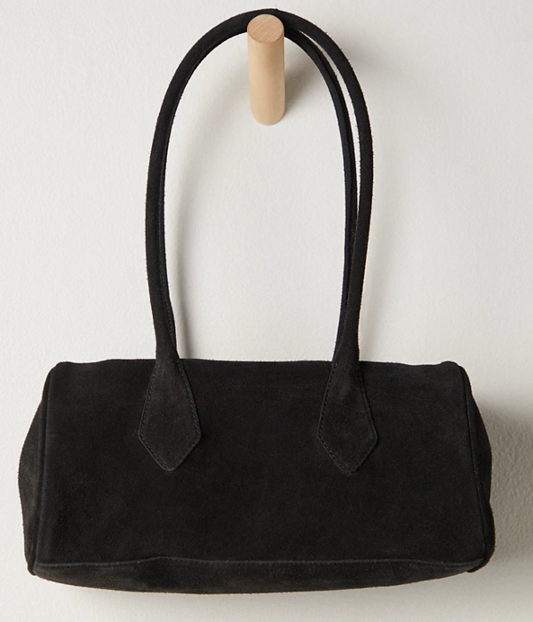 Womens Sierra Suede Shoulder Bag