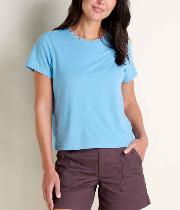 Womens Re-Form Embroidered Crew S26
