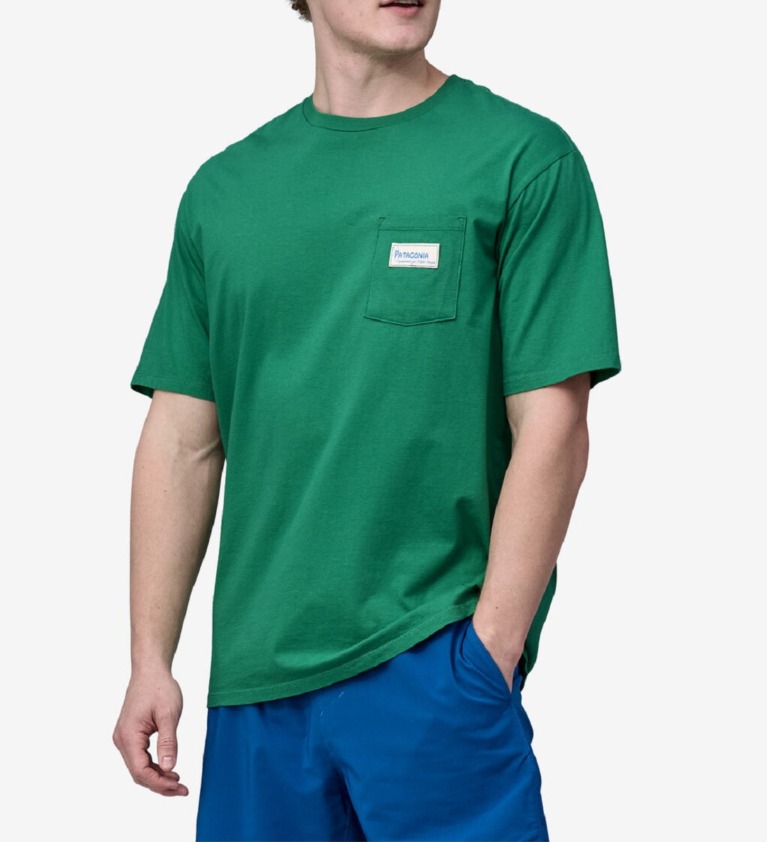 Mens Water People Organic Pocket T-Shirt