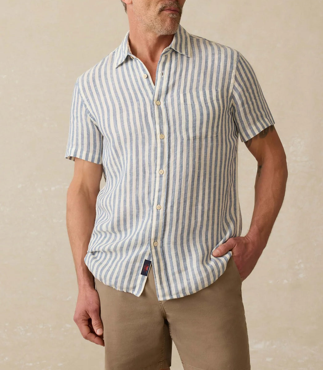 Mens SS Palma Linen Shirt