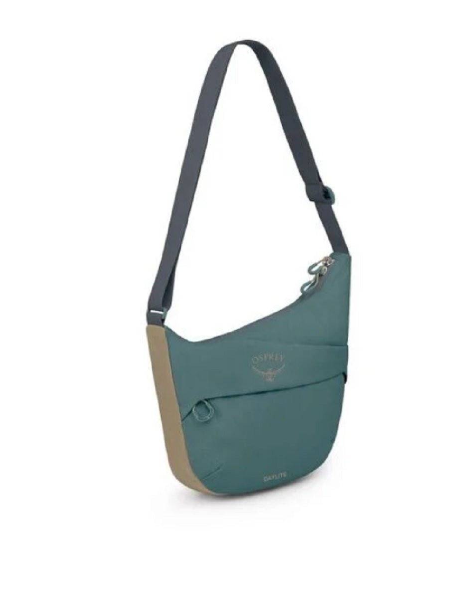 Daylite Crossbody Pouch in Cascade Blue Latte Brown