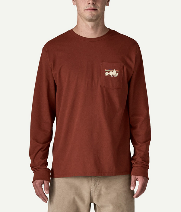Mens L/S '73 Skyline Pocket Responsibili-Tee F25