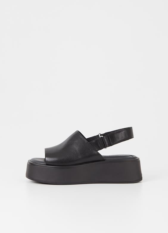 Womens Courtney Sandal in Black/Black