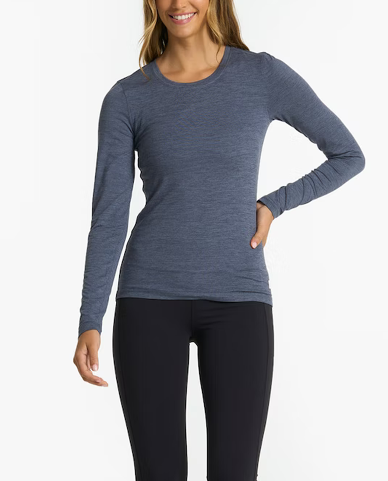 Womens L/S Lux Crew