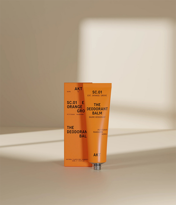 AKT Deodorant Balm SC.01 Orange Grove - aluminum-free, vegan