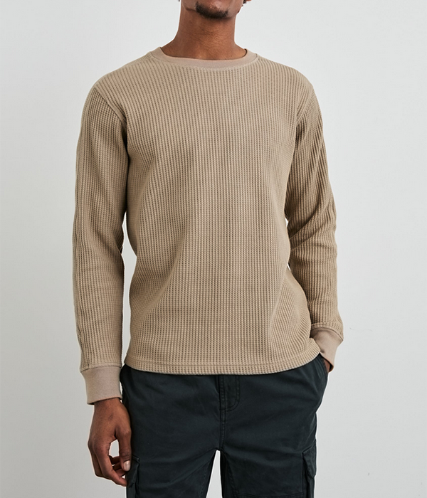 Mens Wade Sweatshirt in Barley
