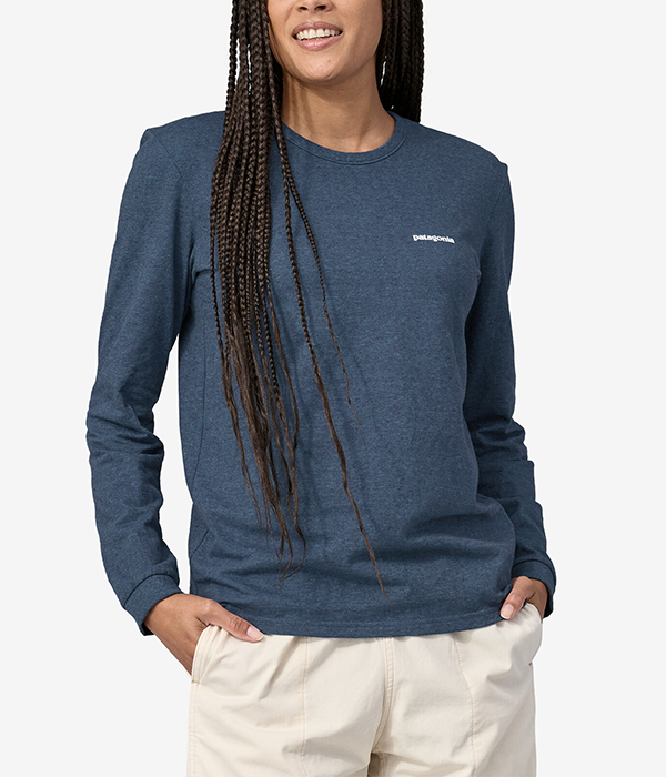 Womens L/S P-6 Logo Responsibili-Tee