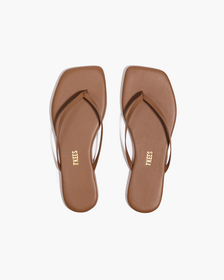 Womens Square Toe Lily Sandal in Ganache