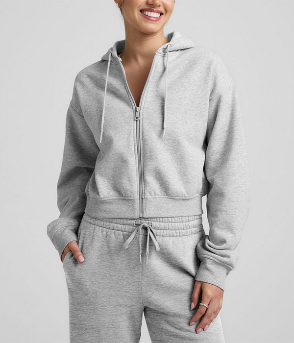 Womens Luxefleece Zip Up Hoodie