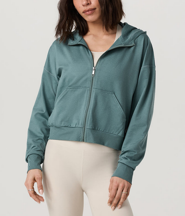 Womens Halo Modern Full Zip Hoodie