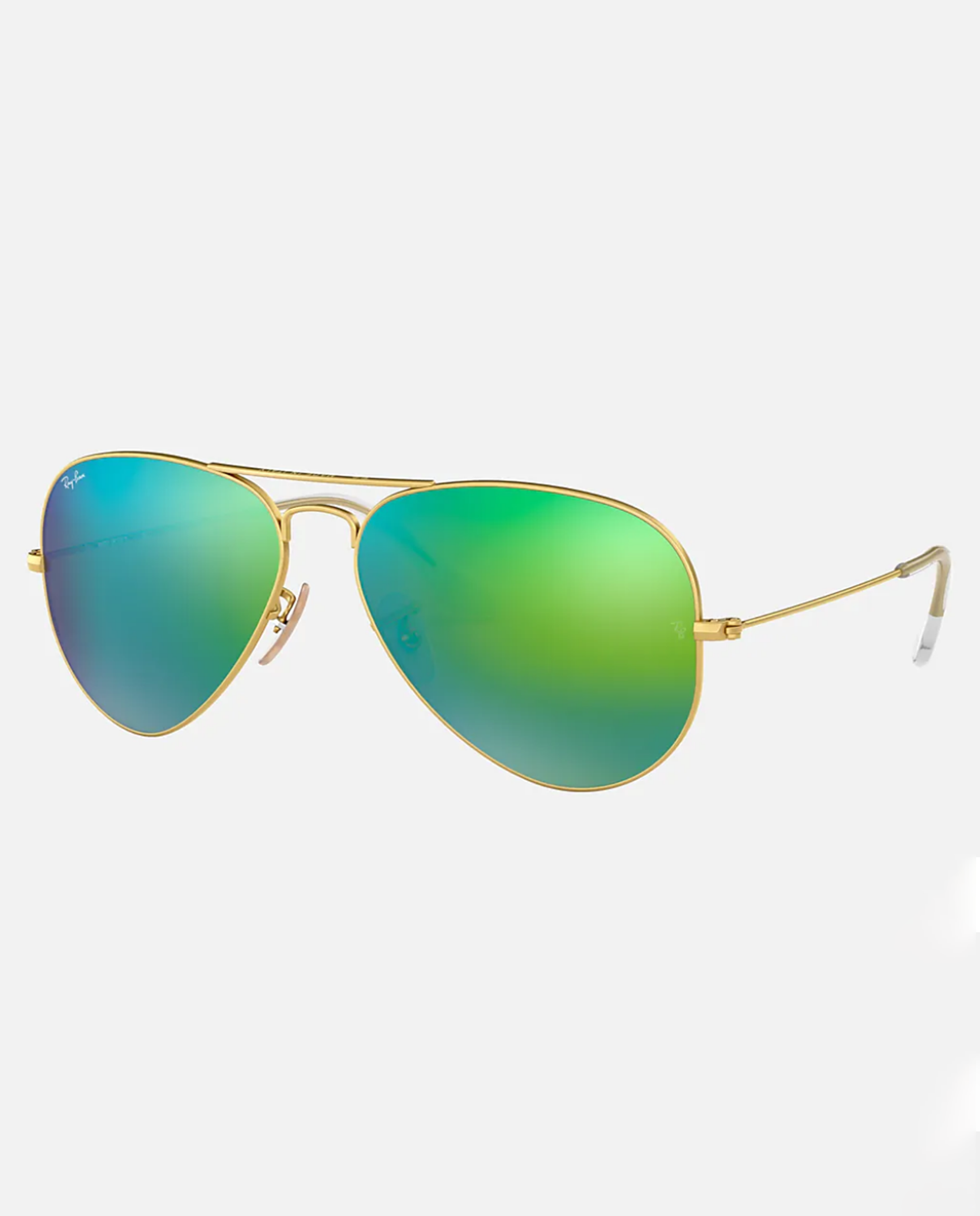 Aviator Large Metal Matte Gold