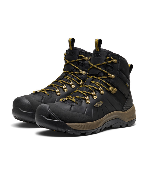 Mens Revel IV Mid Polar Black/Lemon Curry