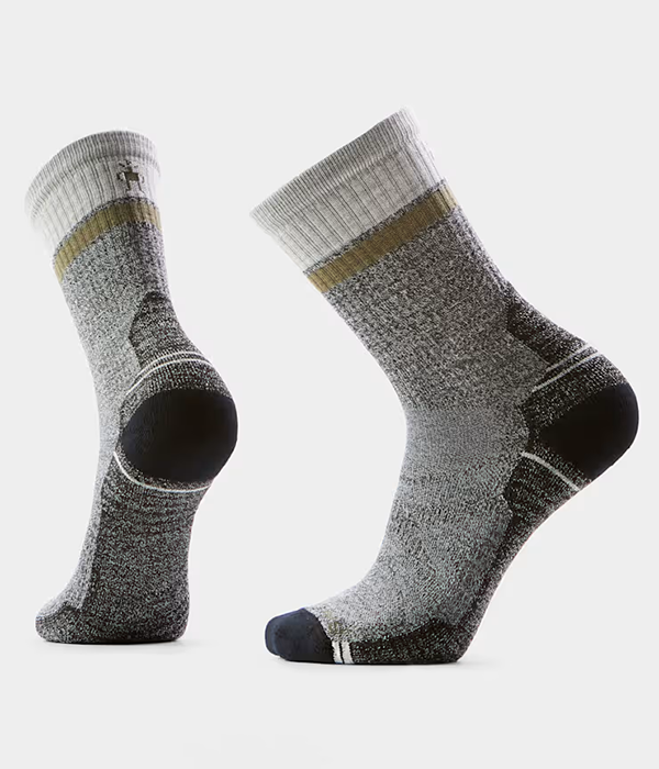 Mens Hike Light Cushion Winding Trail Crew Socks