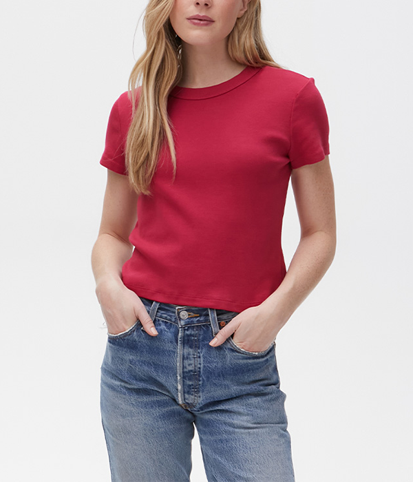 Womens Mimi Crop Tee