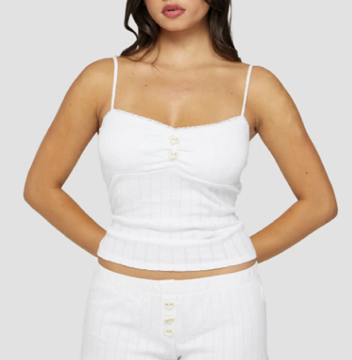 Womens Jackie Top in Ivory