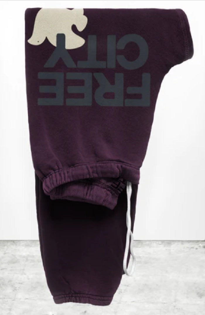 Womens Free City Large Sweatpant B