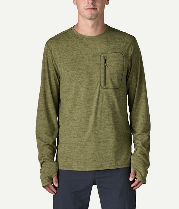 Mens L/S Cap Cool Sun Shirt S26