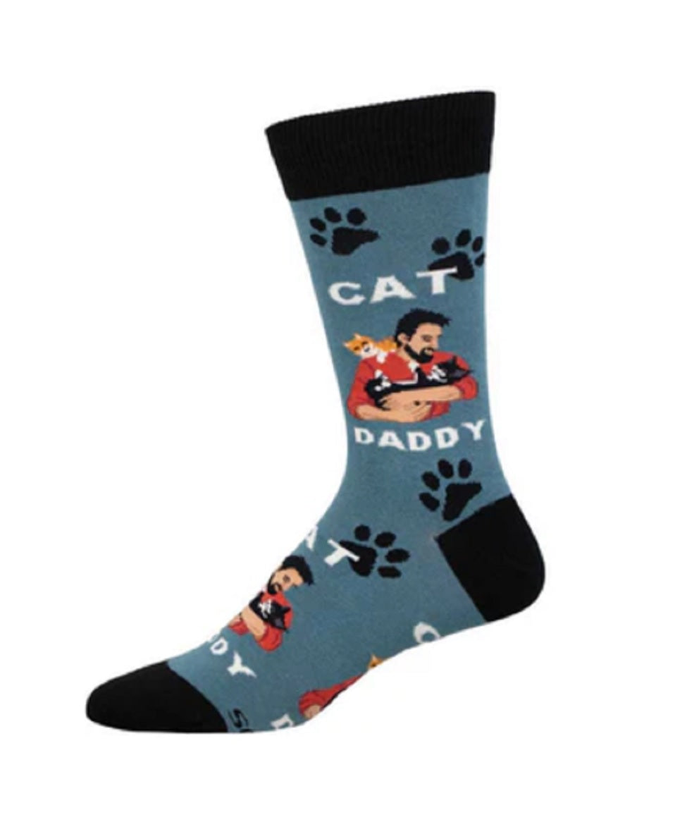 Mens Cat Daddy Sock