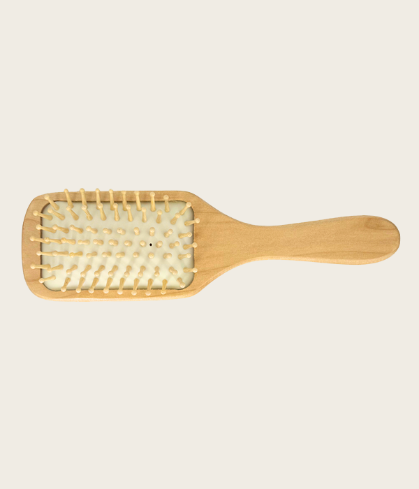 Bamboo Paddle Brush â€” Maraschino