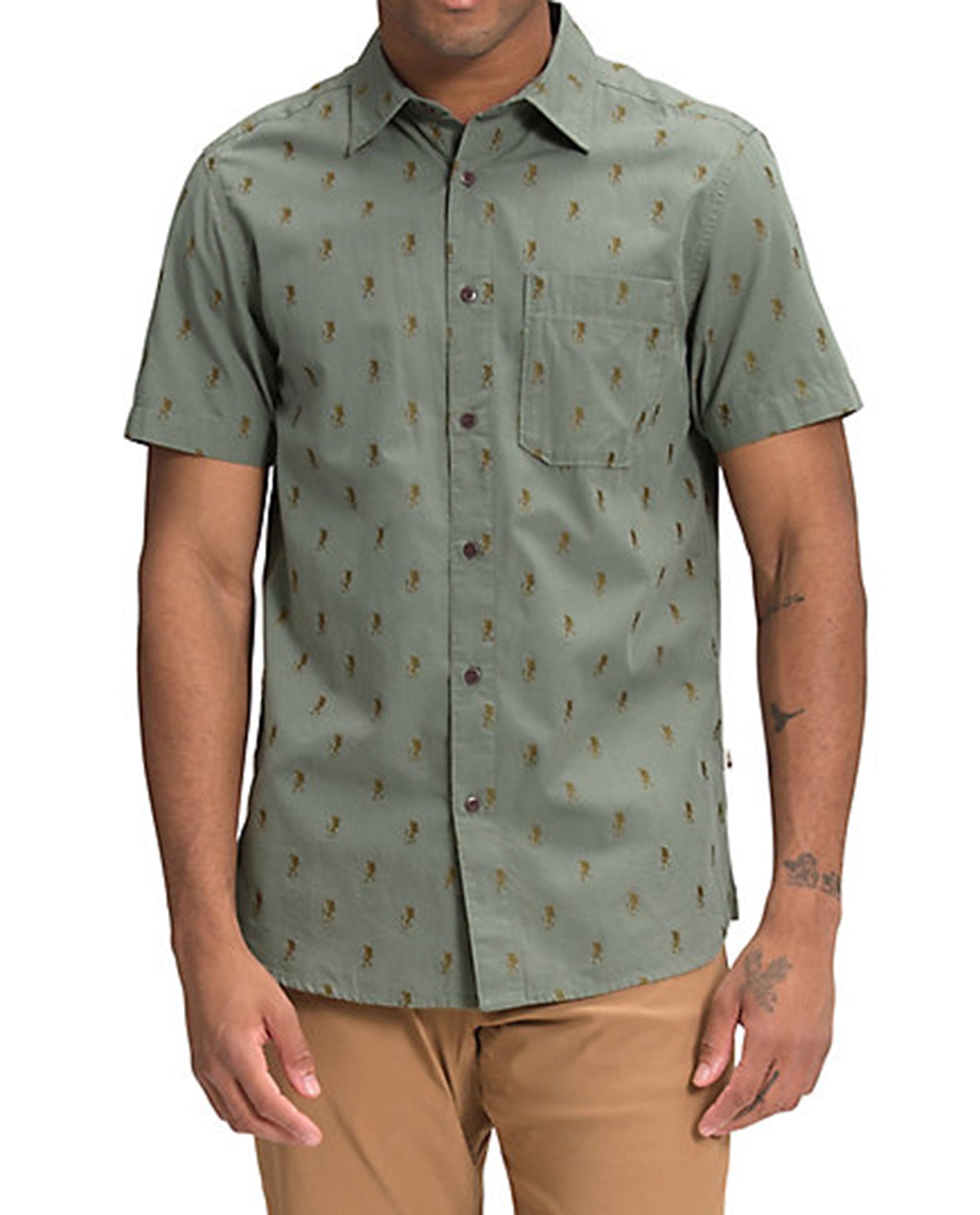 THE NORTH FACE Mens S/S Baytrail Jacquard Shirt