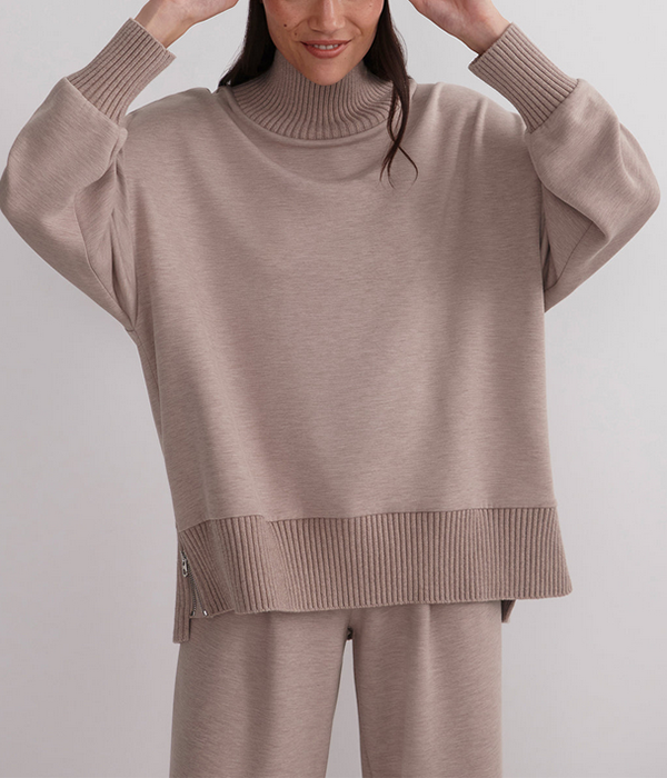 Womens Barker High Neck Sweat