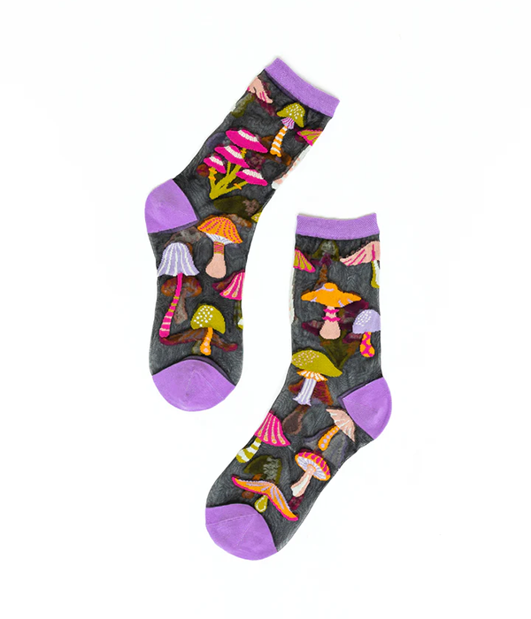 Womens Magic Mushrooms Sock