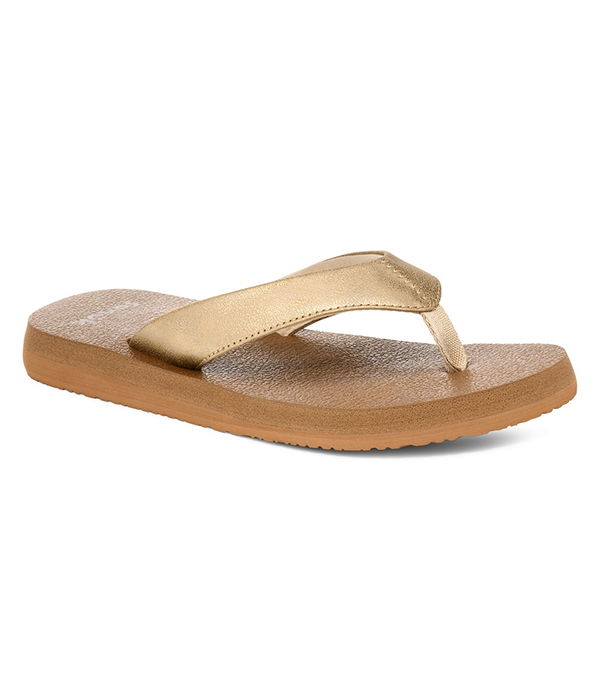 Womens Yoga Mat II Metallic Sandal