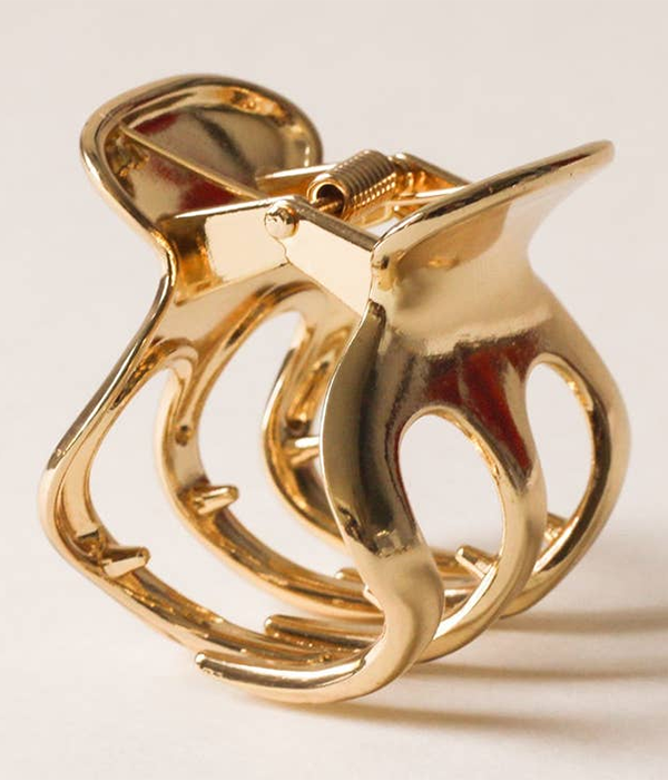 Metal Hair Claw Clip | Gold