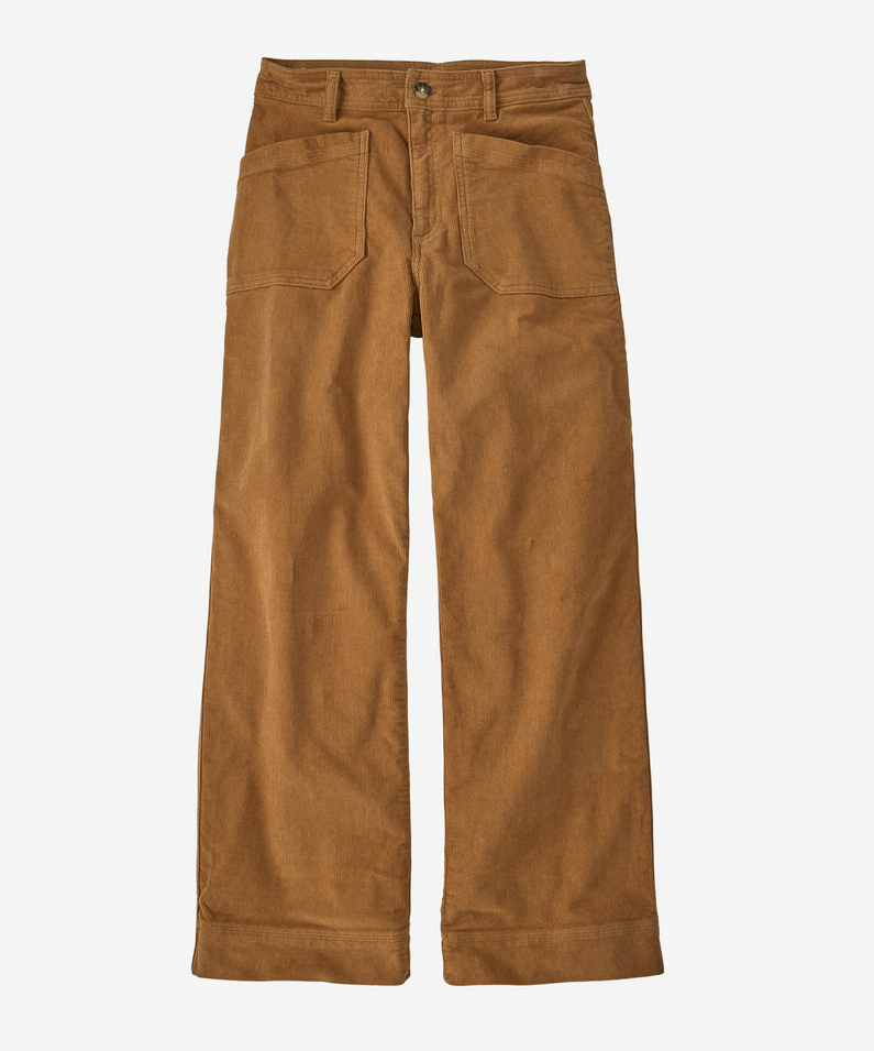 Womens Wide Leg Cord Pants