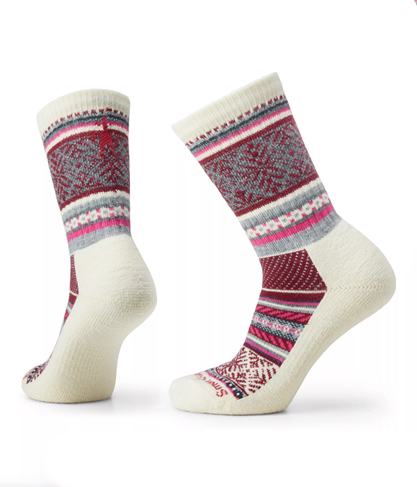 Unisex Everyday Fair Isle Sweater Crew Socks