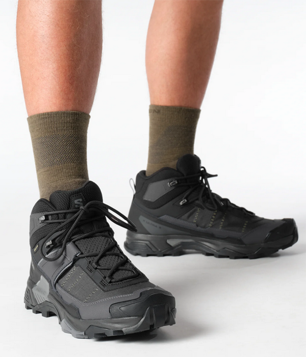 Mens X ULTRA 5 MID GTX in Black / Asphalt / Castlerock