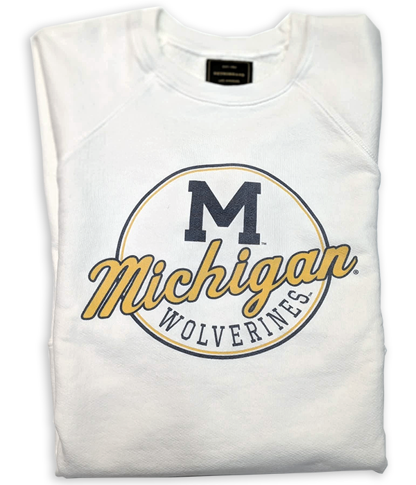 Unisex Michigan Circle Logo Sweater
