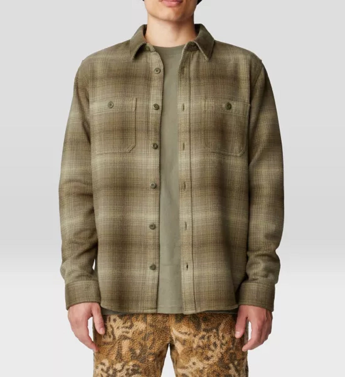 Mens Plusher Long Sleeve Shirt