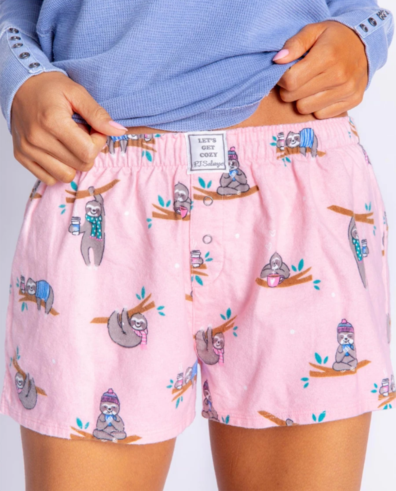 Womens Flannels Short