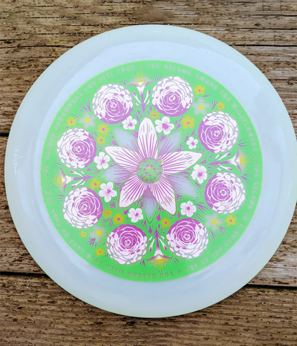 Wildflowers Poster Art Frisbee 175gm Glow / Tom Petty