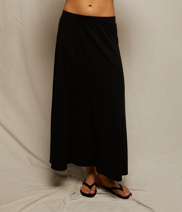 Womens Liza Slub Jersey Skirt