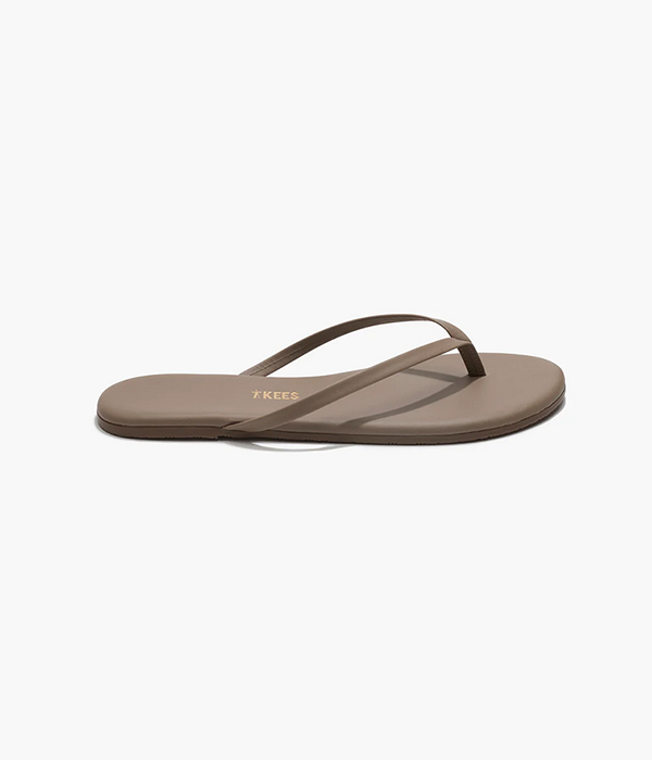 Womens Liners Flip Flop in Biscuit