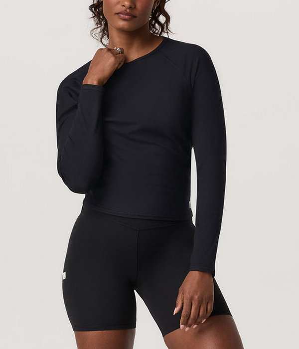 Womens L/S Pose Crew