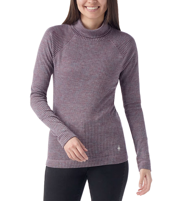 Womens Thermal Merino Rib Turtleneck