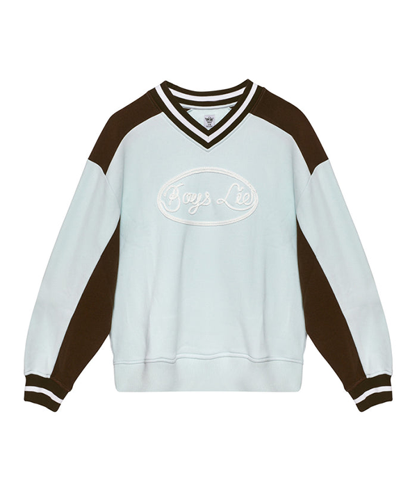 Womens Lasso'd Up Hayley V-Neck in Ice Multi
