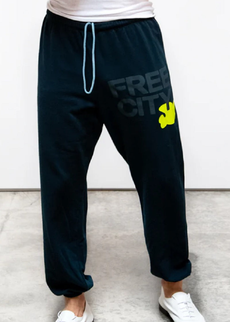 Womens Free City Large Sweatpant B
