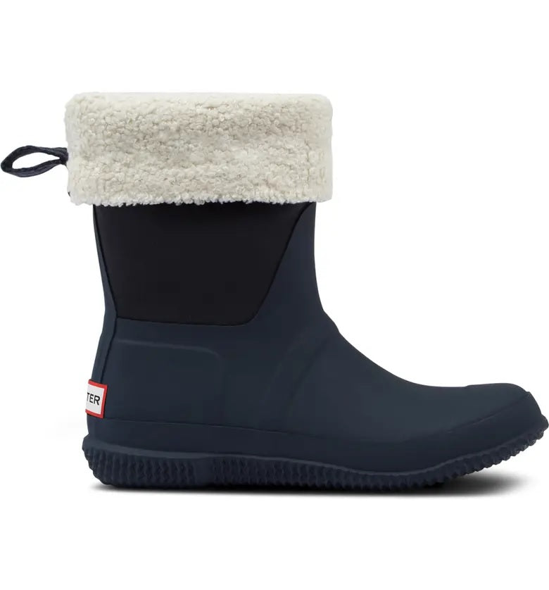 HUNTER BOOTS Womens Original Roll Top Sherpa Boot