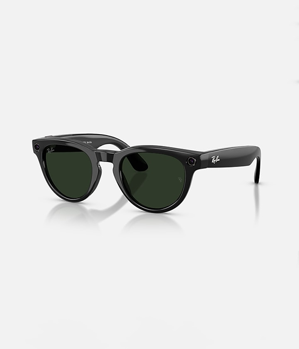 Rayban Meta Headliner in Shiny Black w/ Graphite Green Transtions