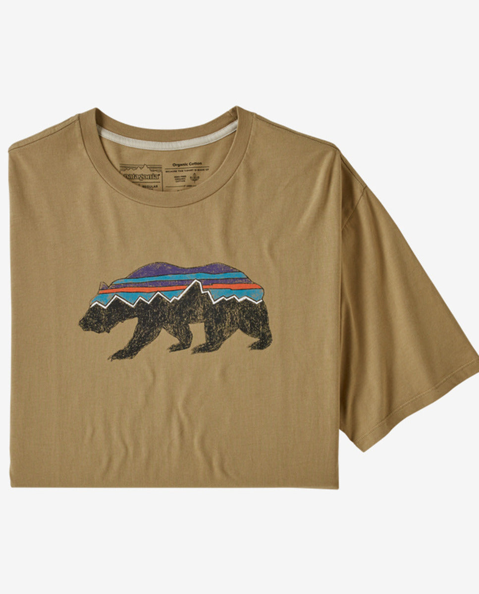 Mens Fitz Roy Bear Organic T-Shirt
