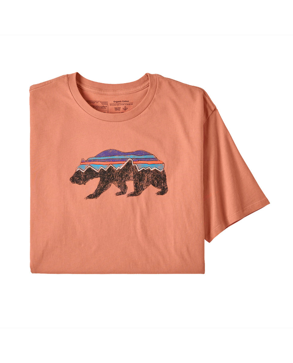 Mens Fitz Roy Bear Organic T-Shirt