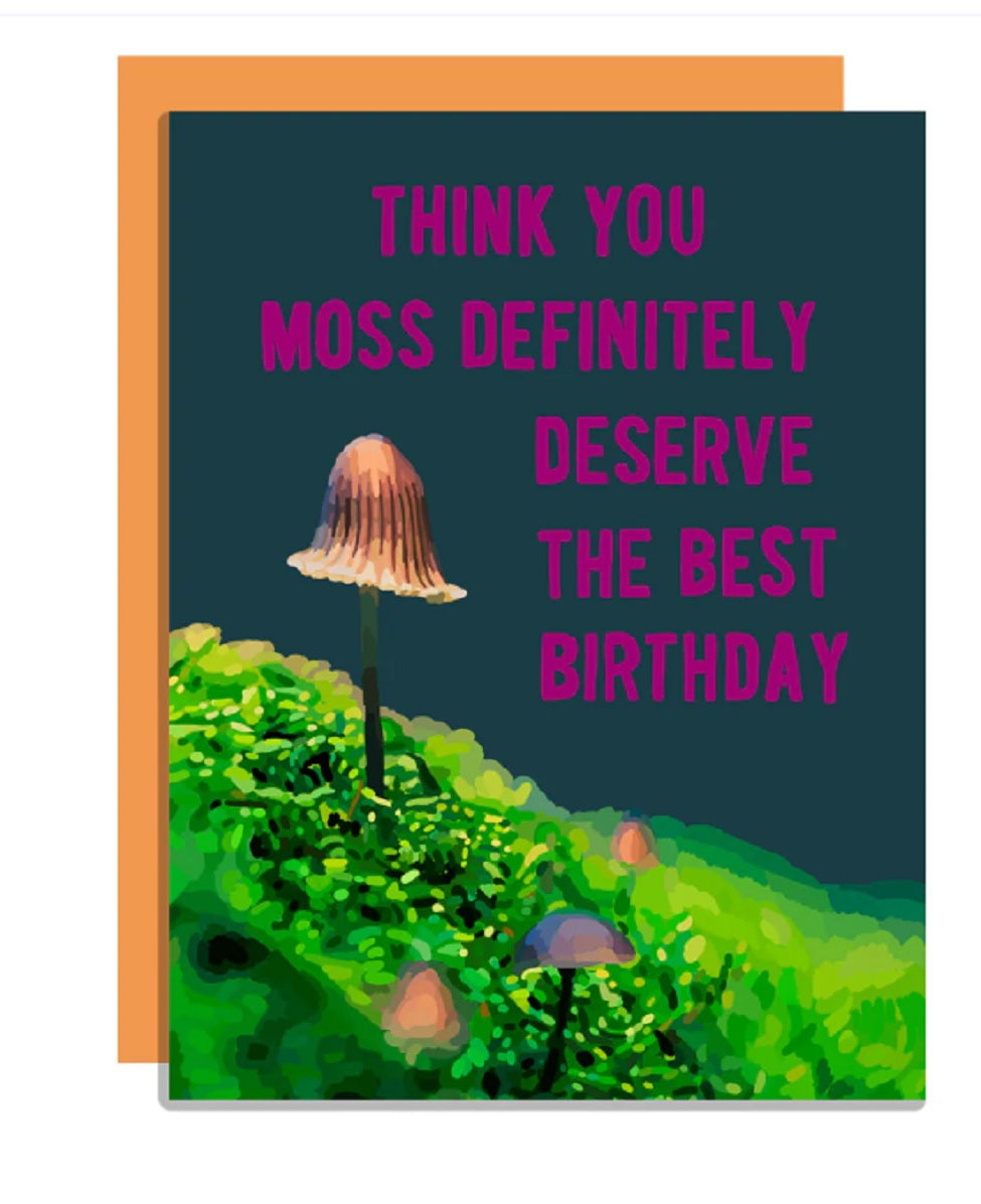 Moss Definitely Card