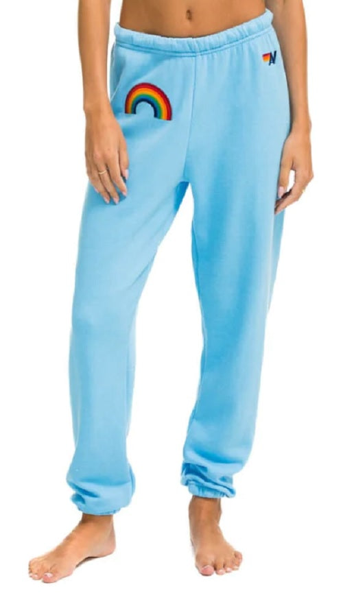 Womens Sweatpant Rainbow Embroidery