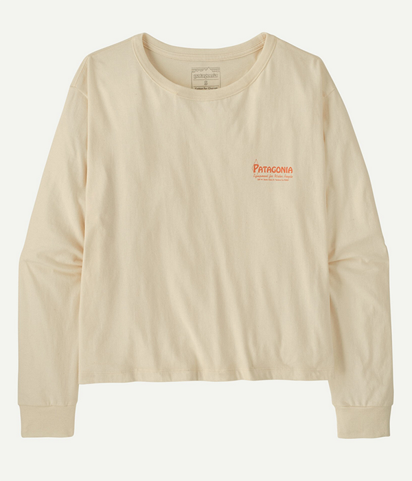 Womens L/S Water People Banner Easy Cut T-Shirt